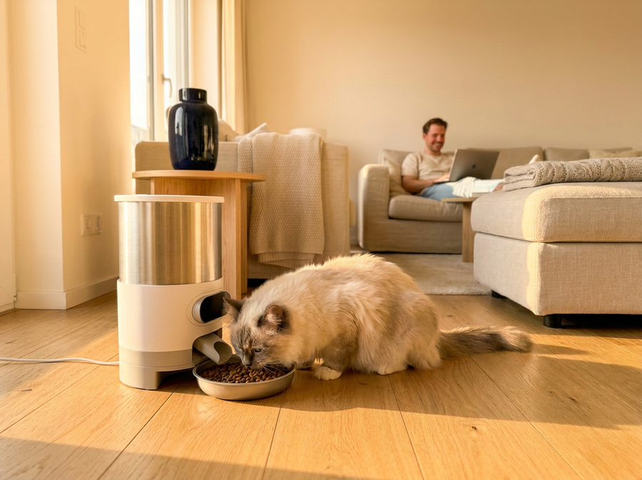 Smart Feeder im Einsatz